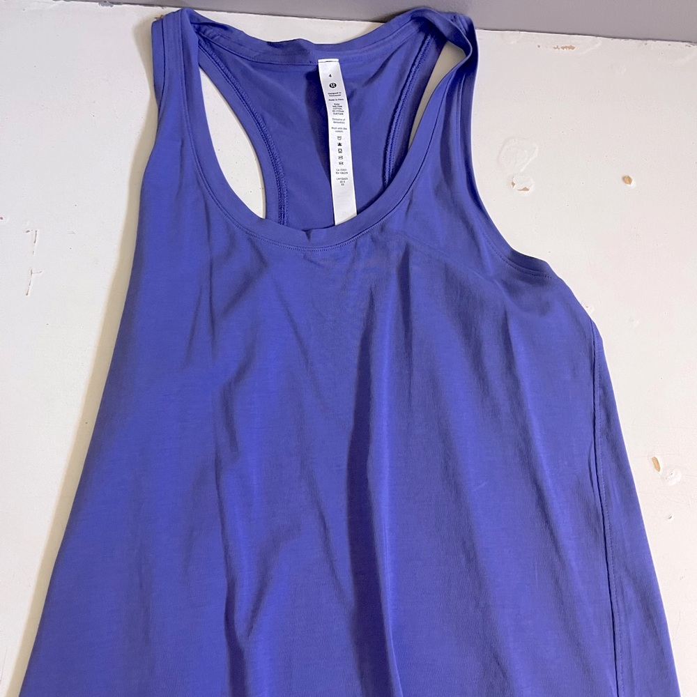 Purple Lululemon tank size 4